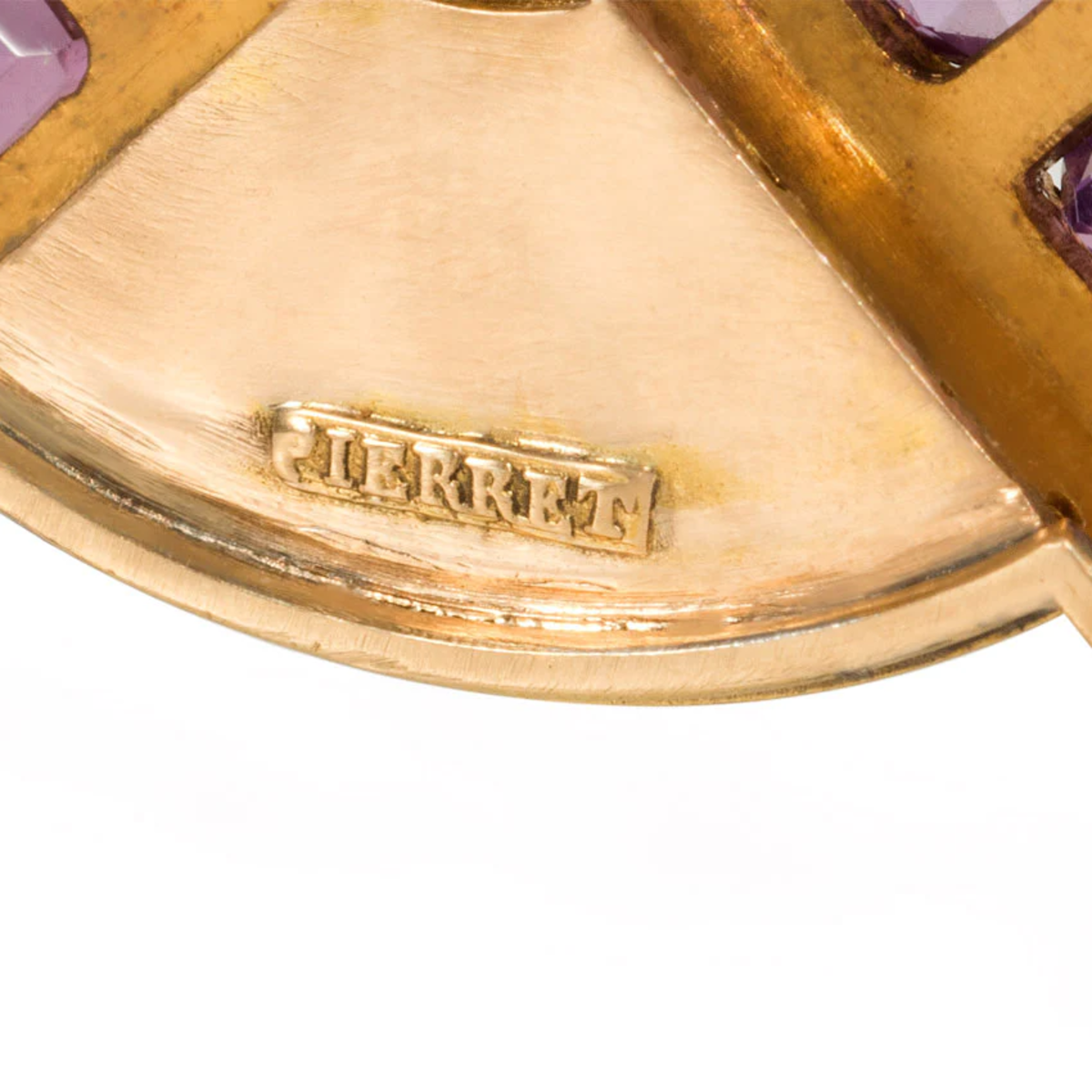 close-up of signature