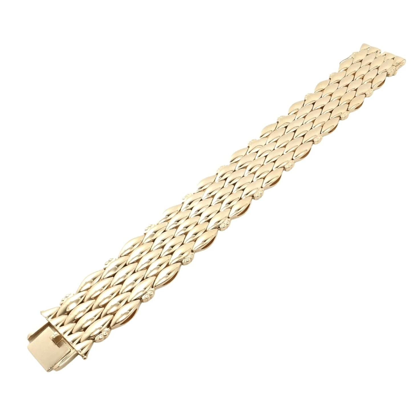 Georg Jensen by Harald Nielsen 1930s 18KT Yellow Gold Bracelet front