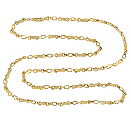 Cartier Italy 1970s 18KT Yellow Gold Necklace front