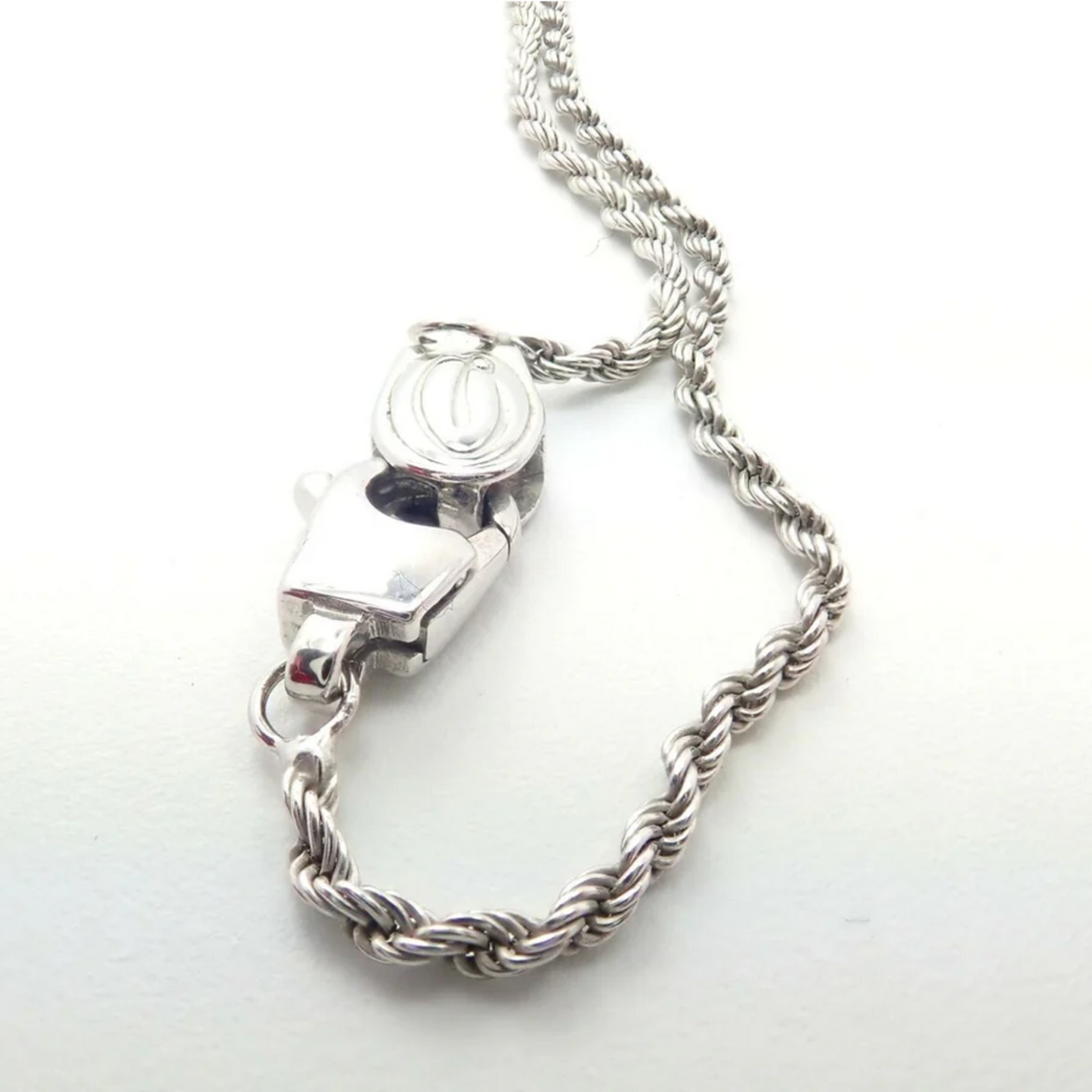 Damiani Italy Post-1980s 18KT White Gold Diamond Necklace clasp