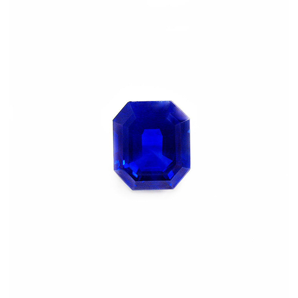 Post-1980s Platinum Kashmir Sapphire & Diamond Ring Kashmir sapphire
