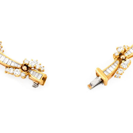 Kurt Wayne Post-1980s 18KT Yellow Gold Diamond Necklace clasp