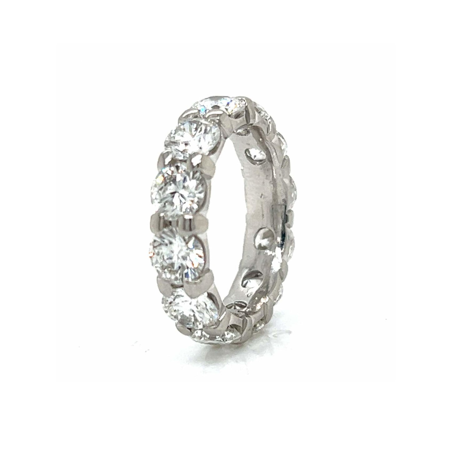 Post-1980s Platinum Diamond Ring side