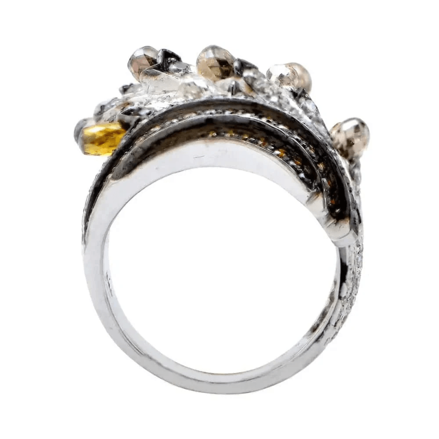 Post-1980s 18KT White Gold Diamond Ring profile