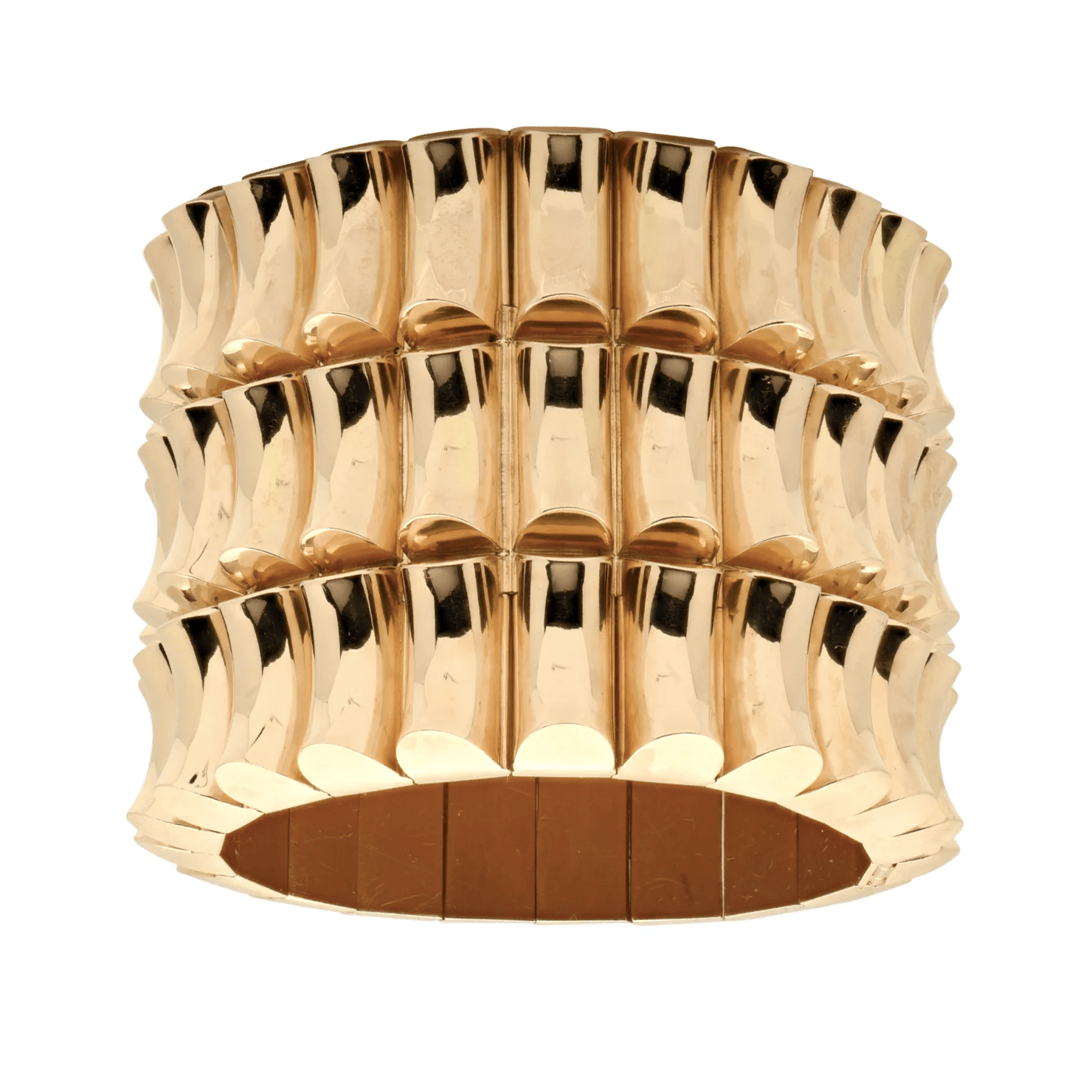 Post-1980s 18KT Yellow Gold Bracelet front