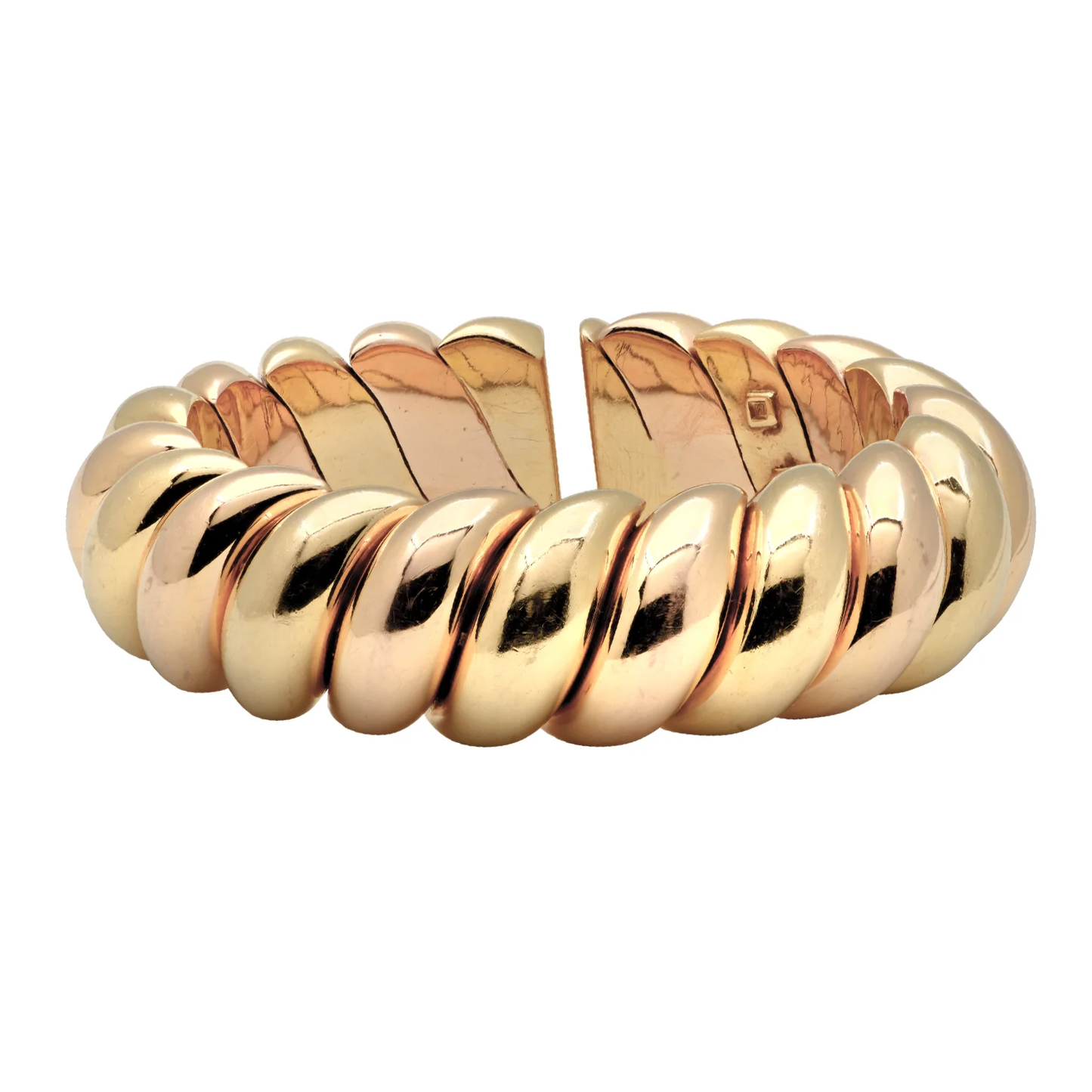 Post-1980s 18KT Yellow Gold Bracelet front
