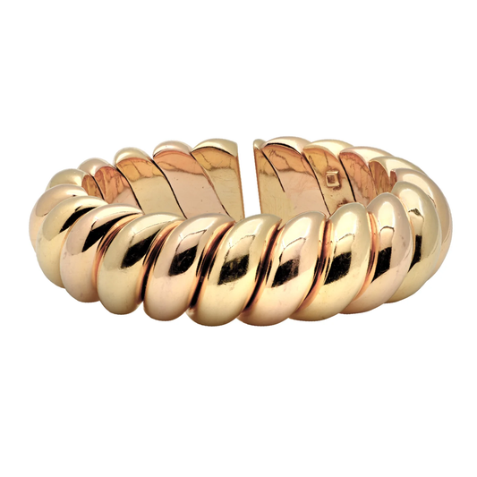 Post-1980s 18KT Yellow Gold Bracelet front