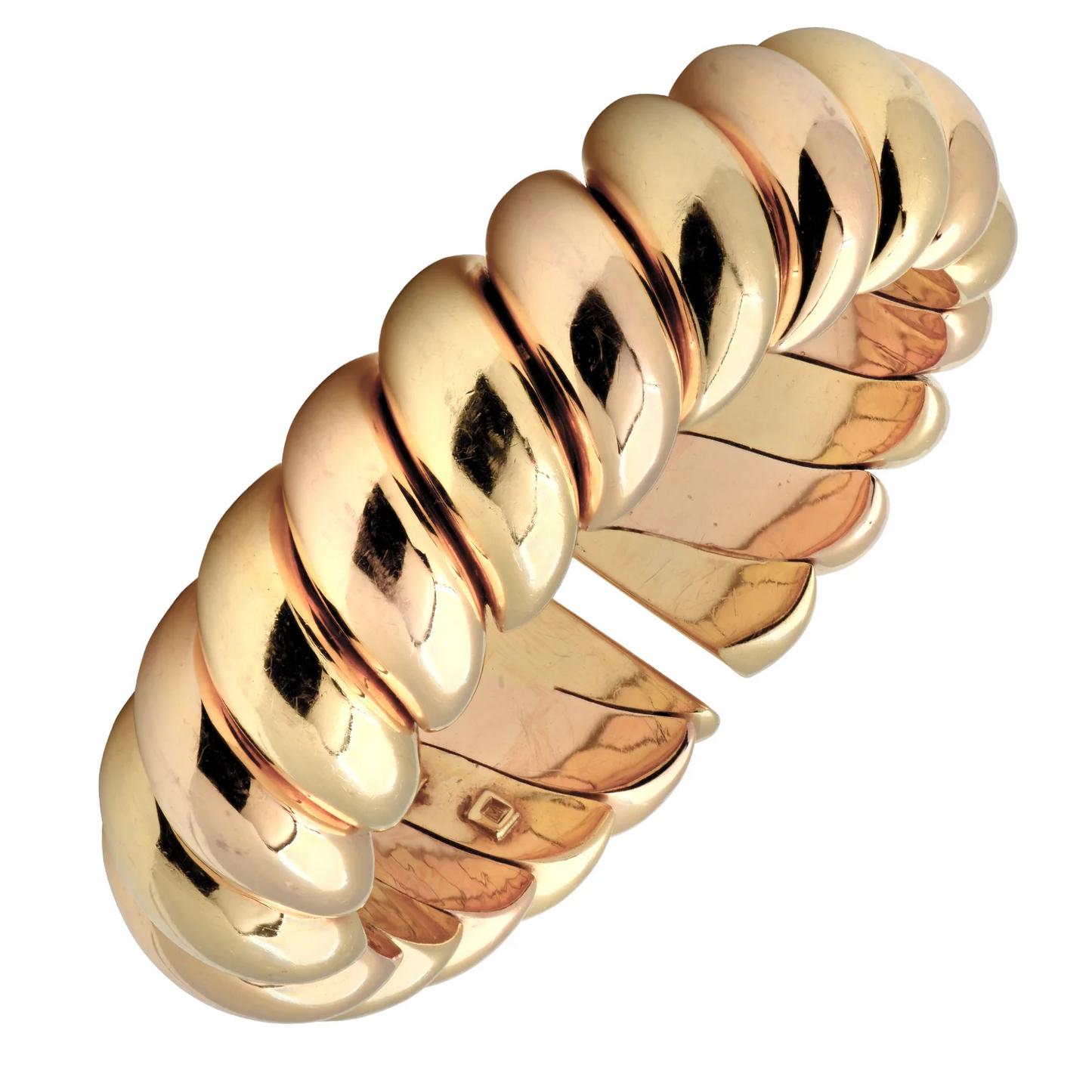 Post-1980s 18KT Yellow Gold Bracelet front