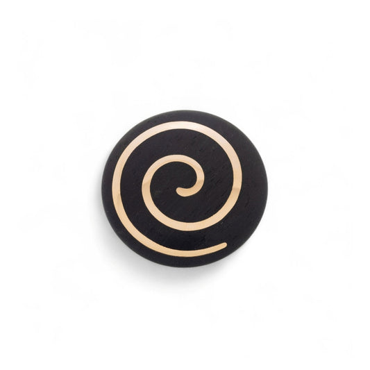 Vhernier 1980s 18KT Rose Gold Ebony Ring front