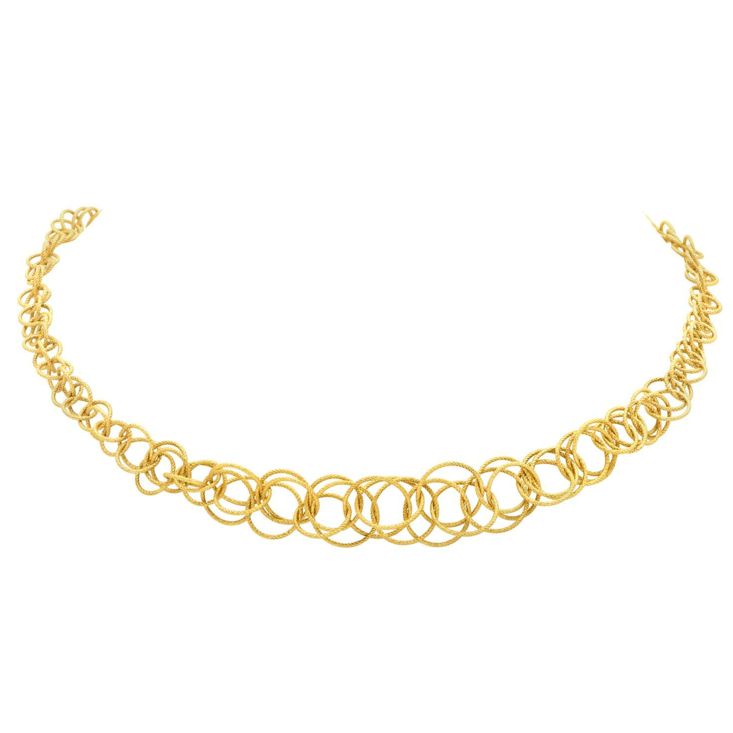Buccellati 1980s 18KT Yellow Gold Necklace front
