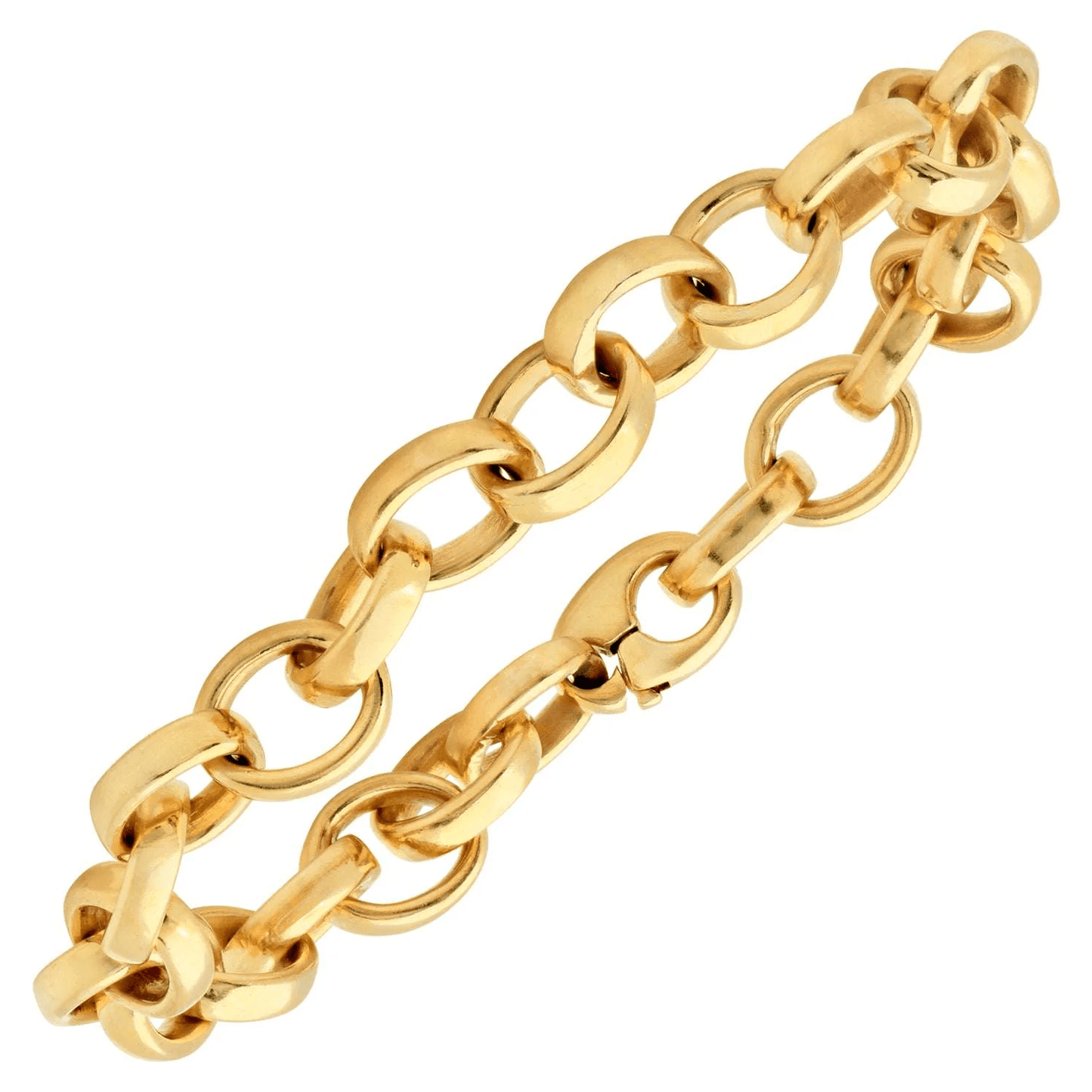 Post-1980s 18KT Yellow Gold Bracelet front
