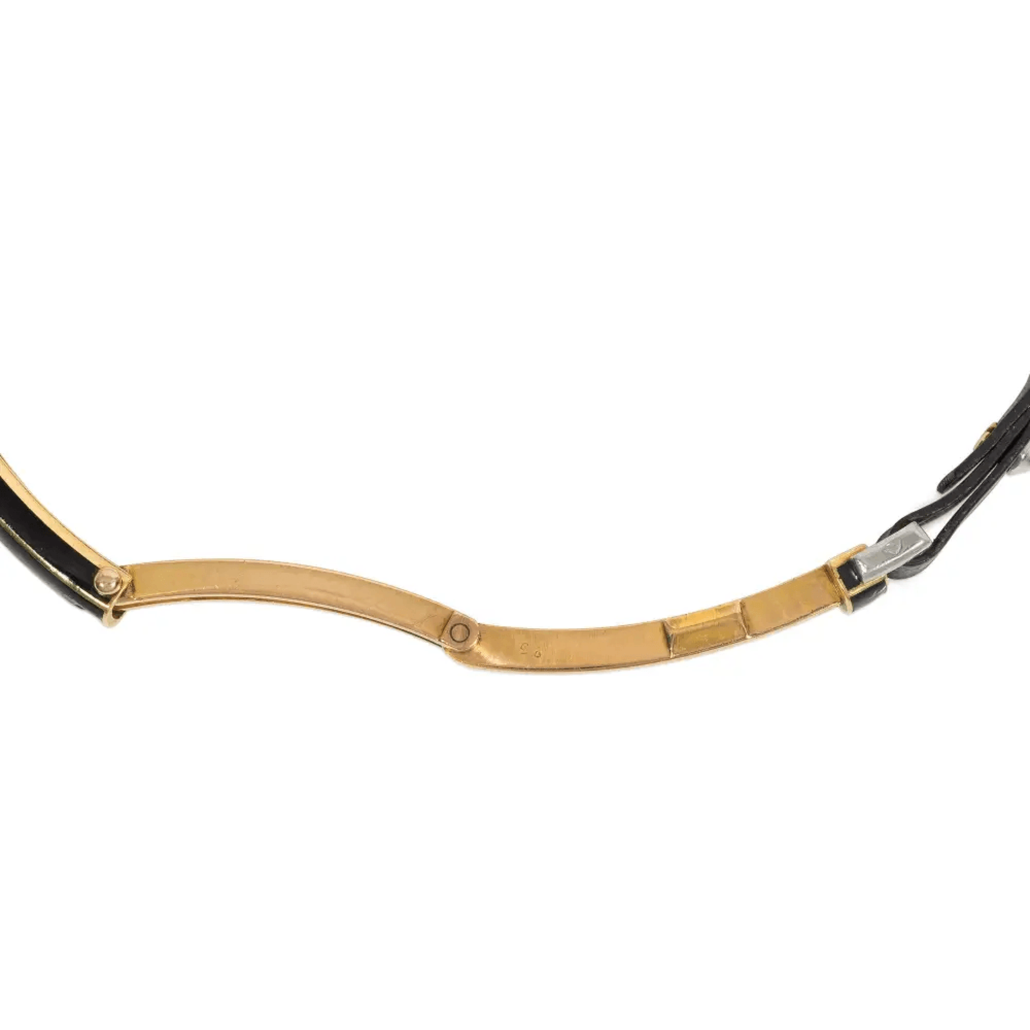 Cartier France Art Deco Platinum Amande Watch Bracelet strap