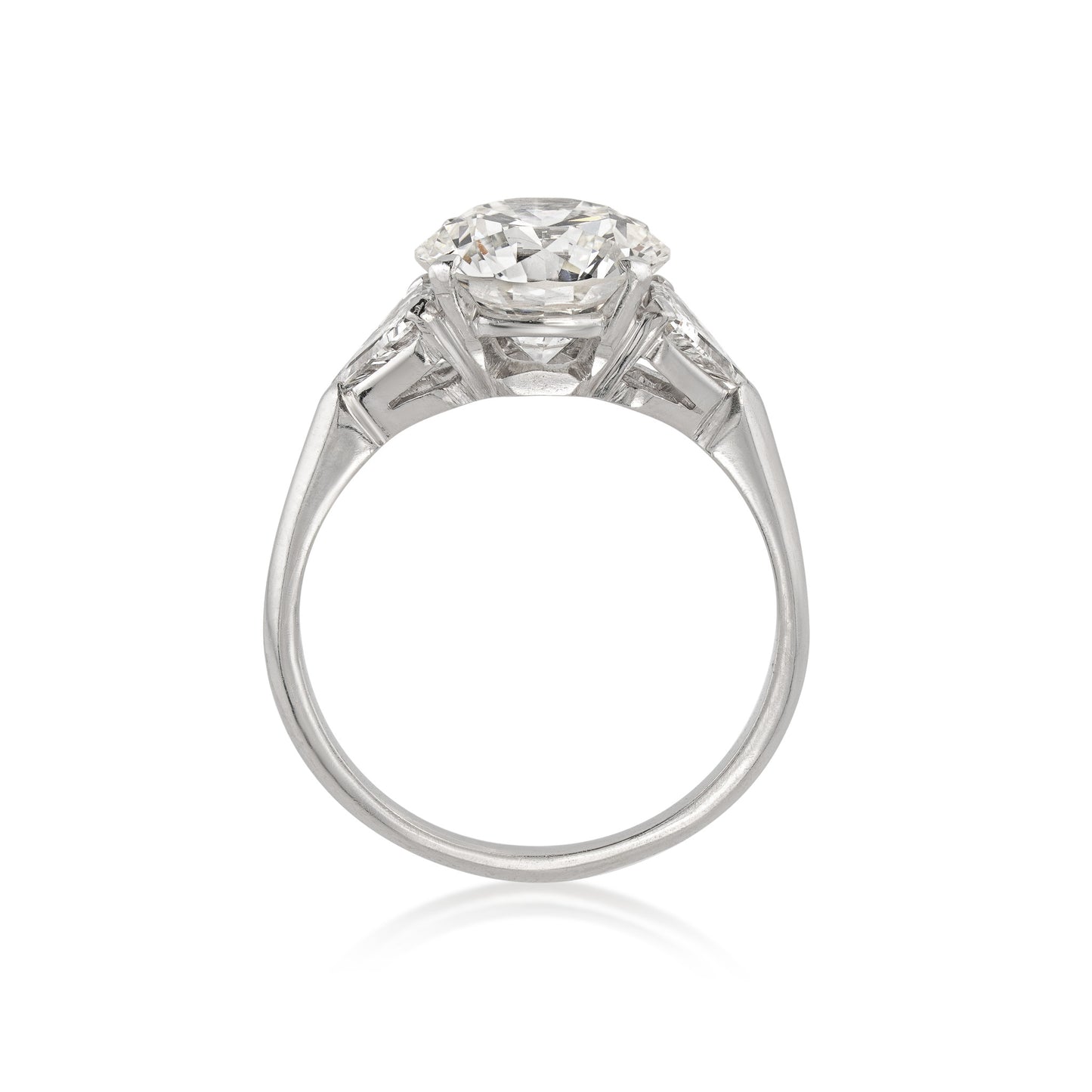 1940s Platinum Diamond Ring profile