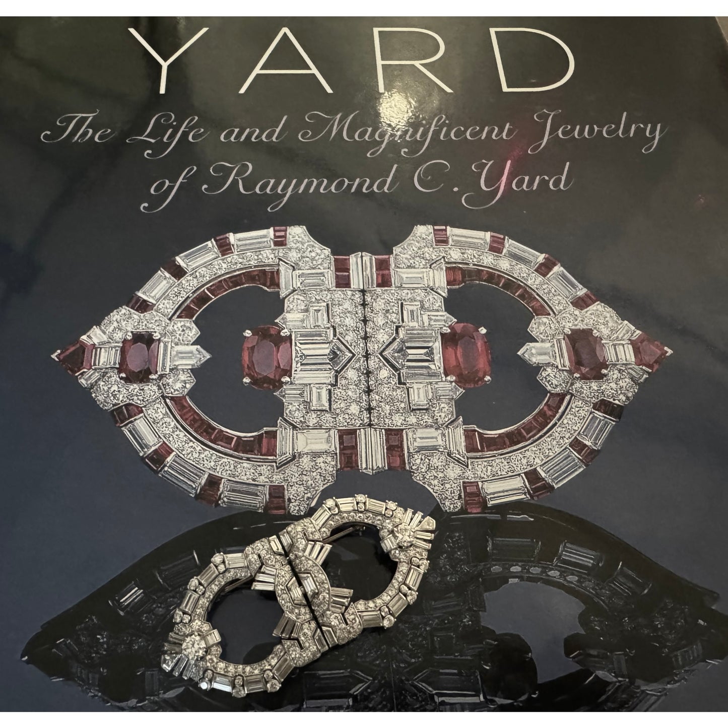 Raymond Yard 1930s Platinum Diamond Brooch front