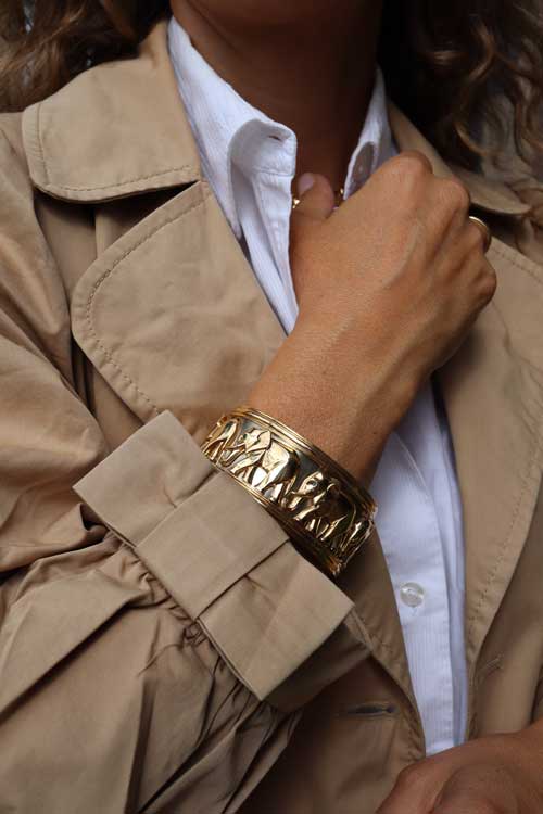 vintage gold bracelet from French Collection
