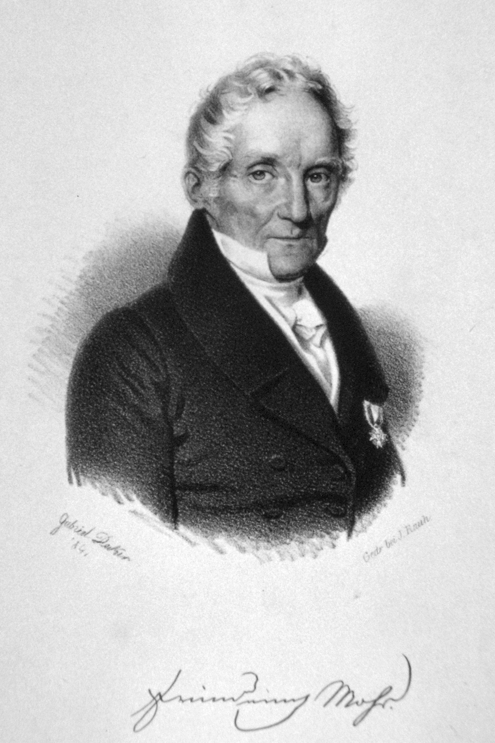 portrait of Friedrich Mohs