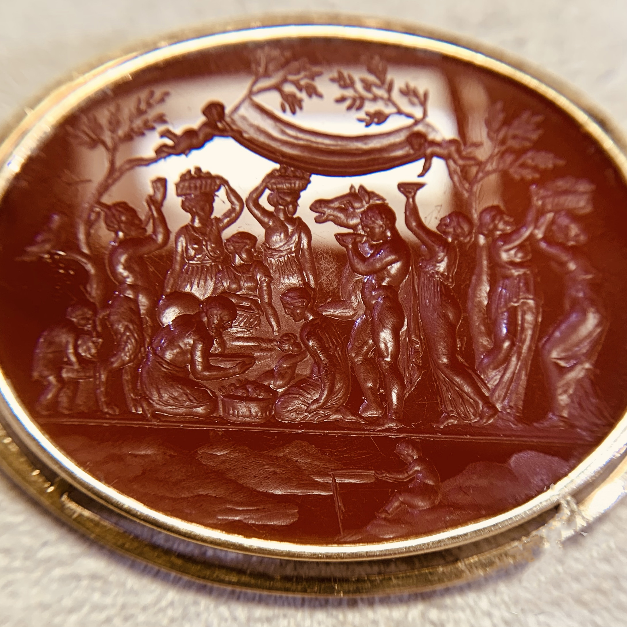 example of intaglio