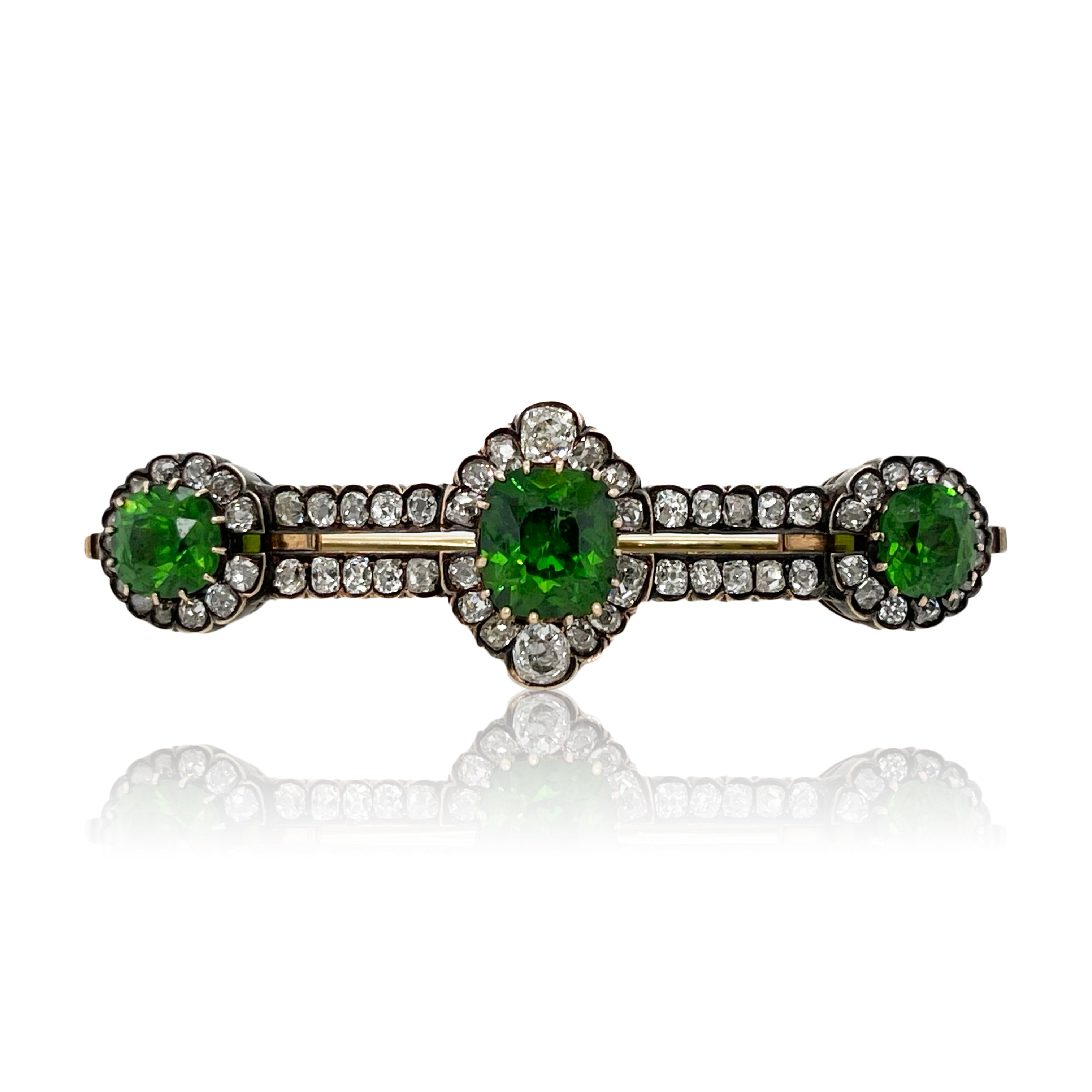 example of demantoid garnets