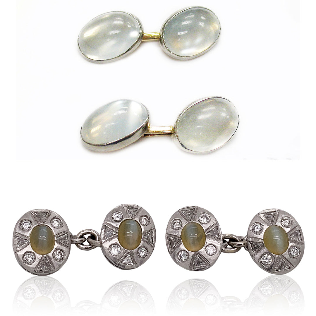 example of phenomenal gemstone moonstone and cat's eye