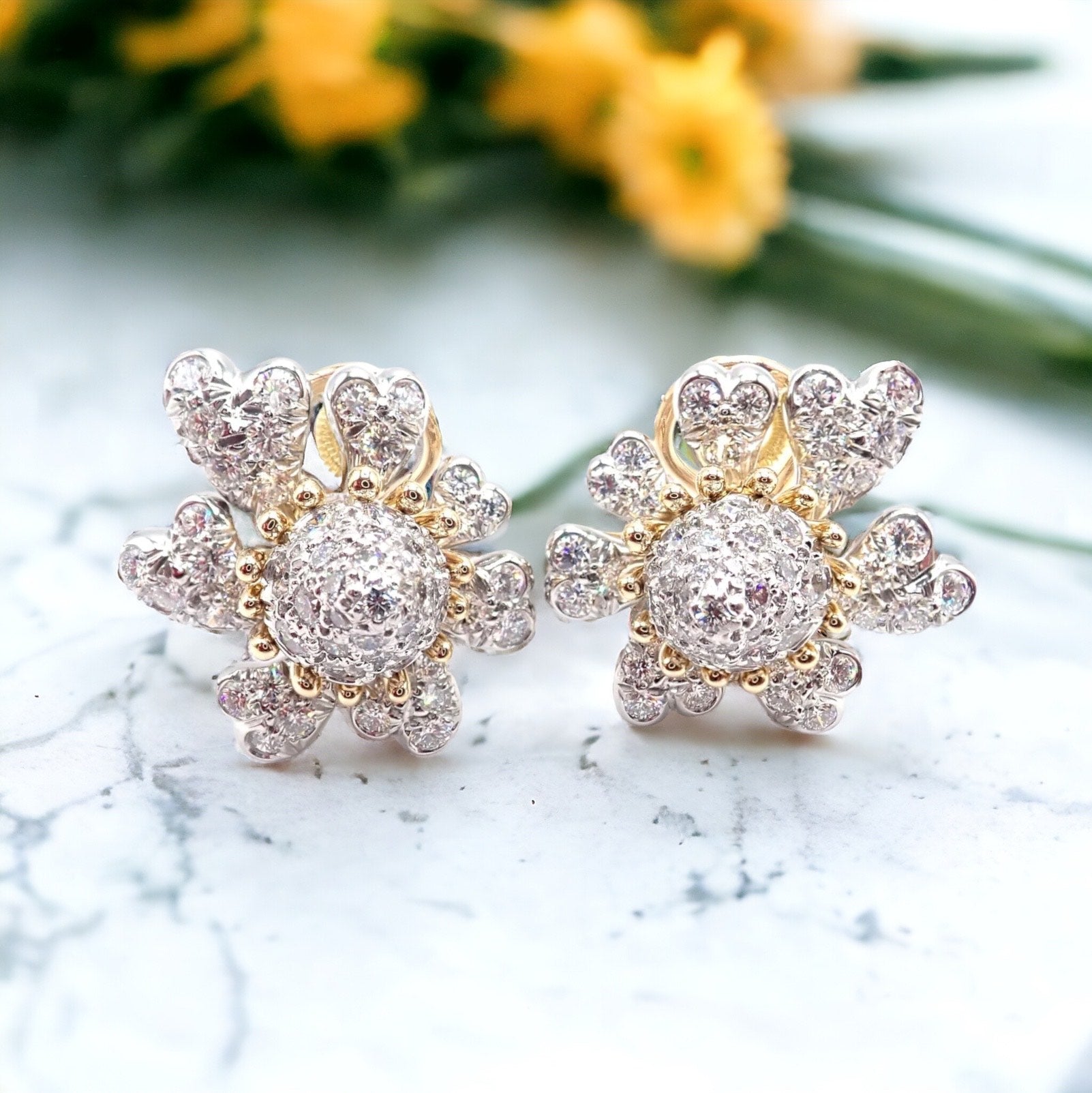 vintage diamond earrings from Fortrove