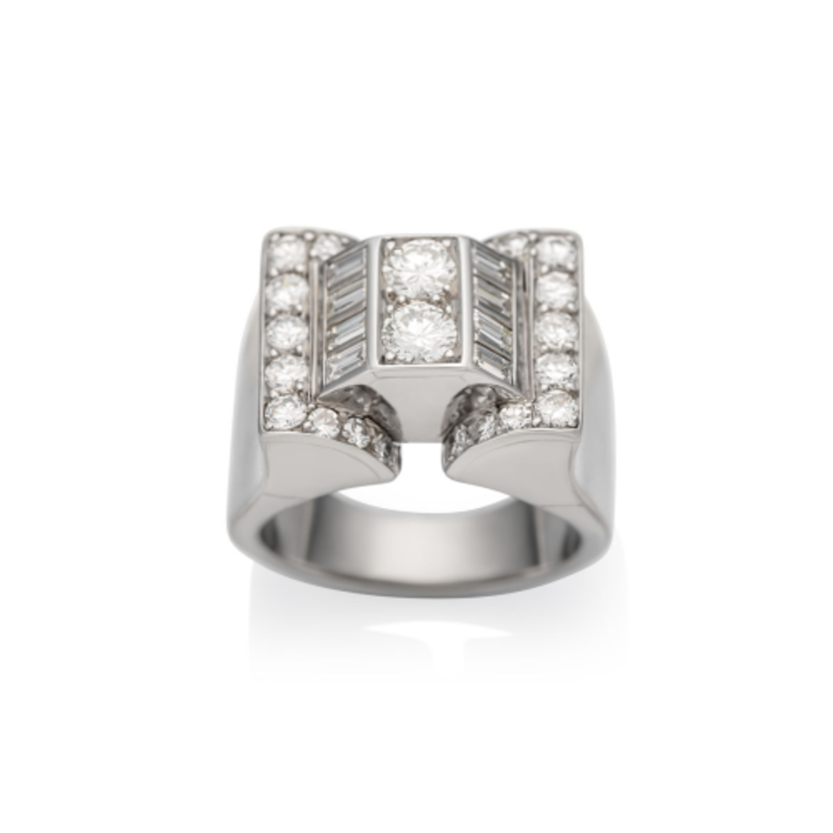 Art Deco 1930 s Platinum Diamond Ring