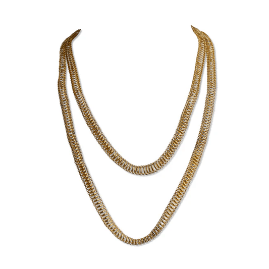 Georgian 18KT Yellow Gold Necklace front