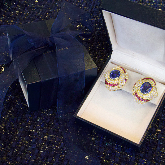 vintage Bulgari earrings holiday gift