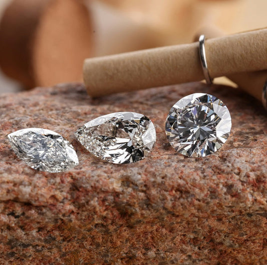Marquis, pear and round diamonds, photo by Prahant Designing Studio, courtesy Unsplash.&nbsp;