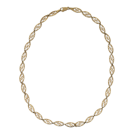 Art Nouveau 18KT Yellow Gold Necklace