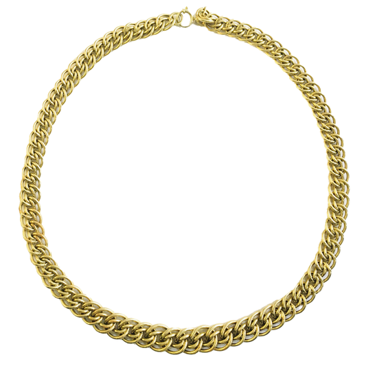 Post-1980s 14KT Yellow Gold Necklace front