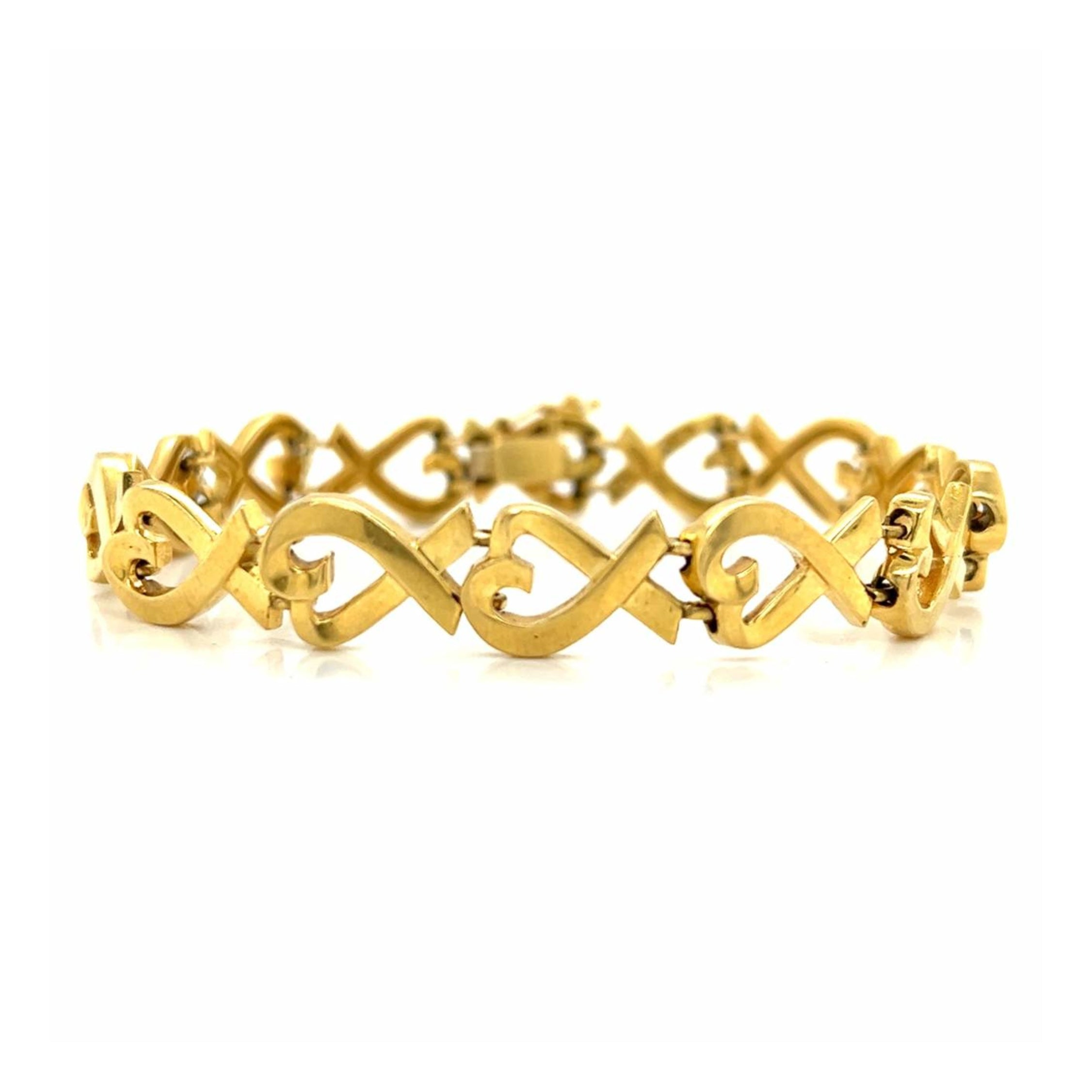 Tiffany & Co. Post-1980s 18KT Yellow Gold Paloma Picasso Bracelet front