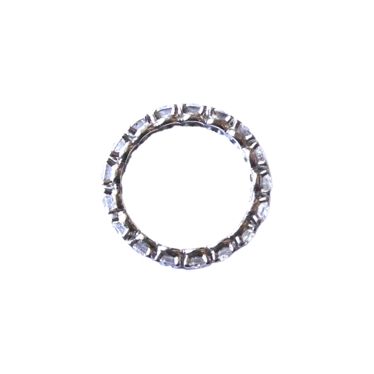 Post-1980s 18KT White Gold Diamond Ring top