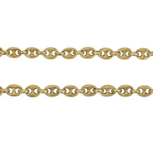 Post-1980s 18KT Yellow Gold Necklace close-up