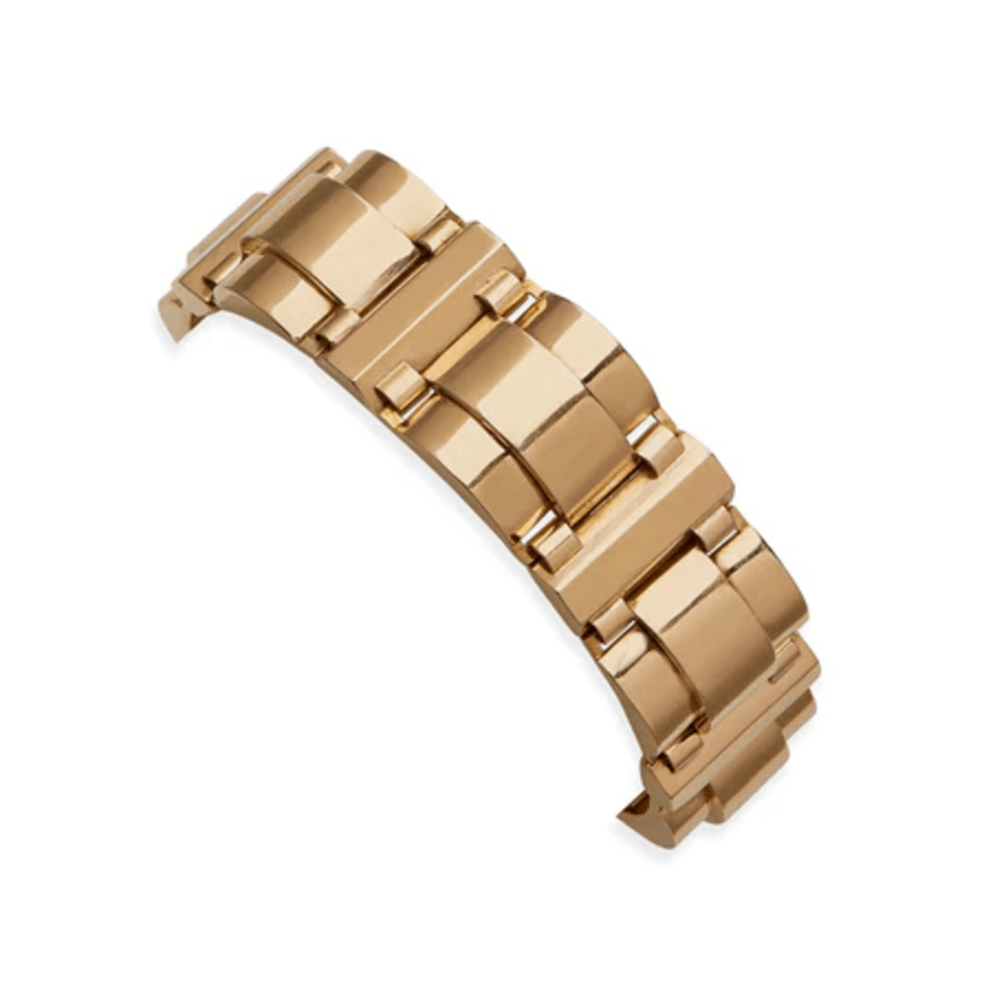 Marcel-François Renard French Retro 18KT Yellow Gold Bracelet front