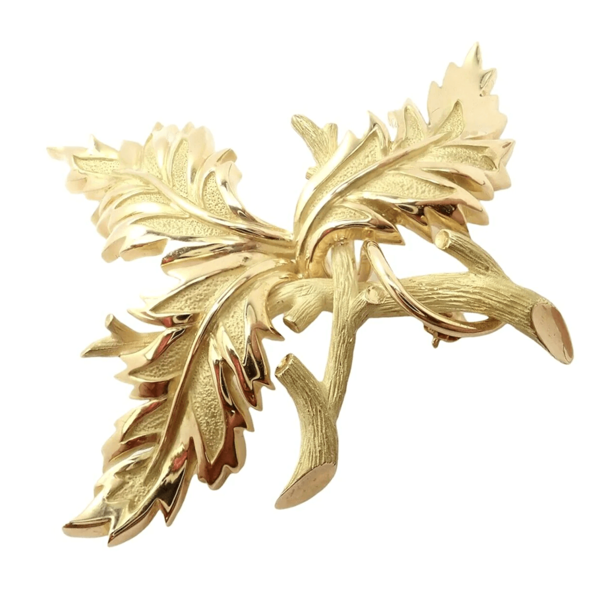Jean Schlumberger Tiffany & Co. 1970s 18KT Yellow Gold Brooch front