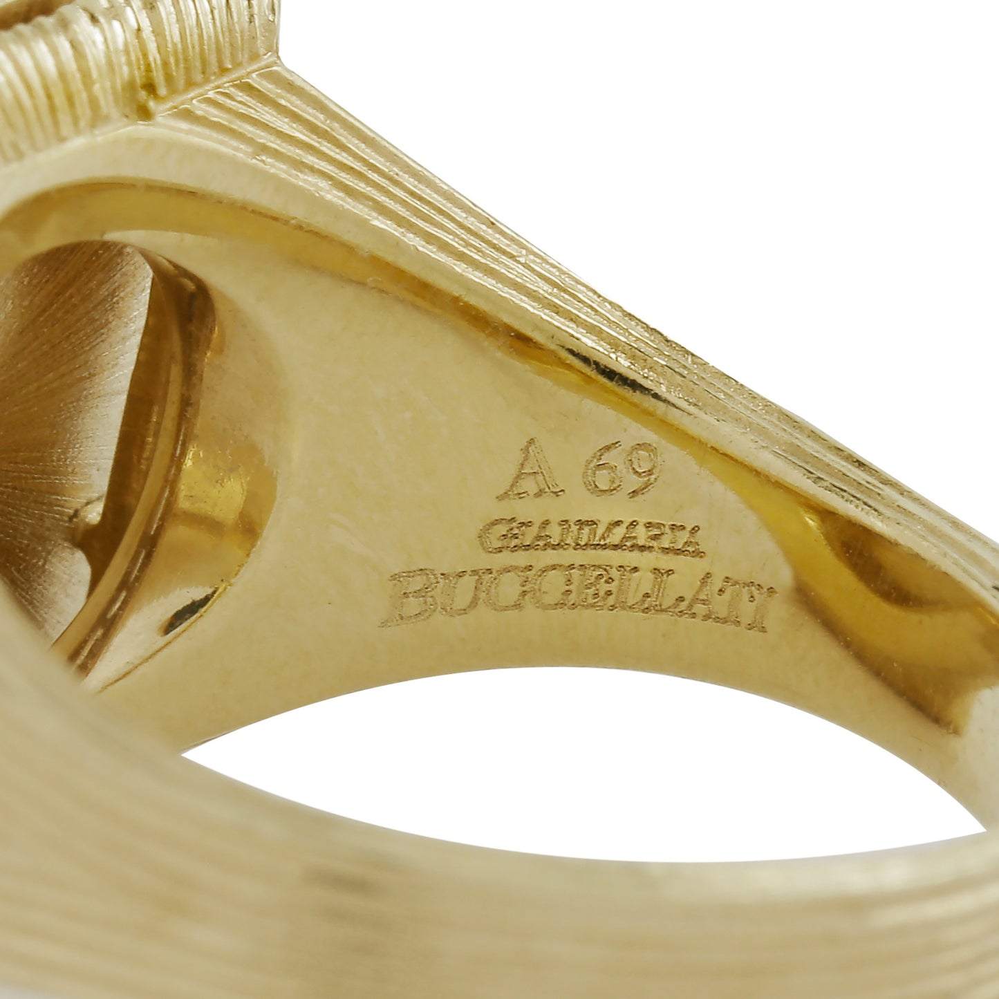 Buccellati Post-1980s 18KT Yellow Gold Ring signature