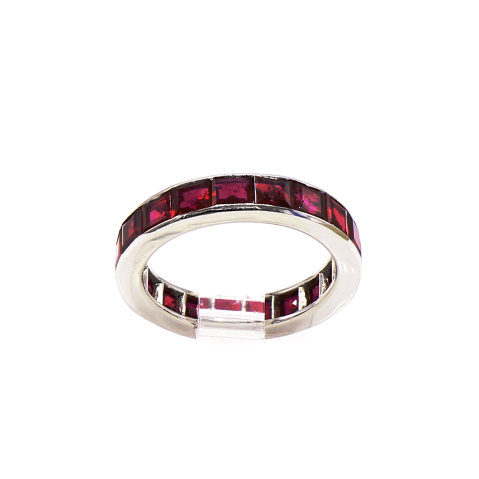 Tiffany & Co. 1970s Platinum Ruby Ring front