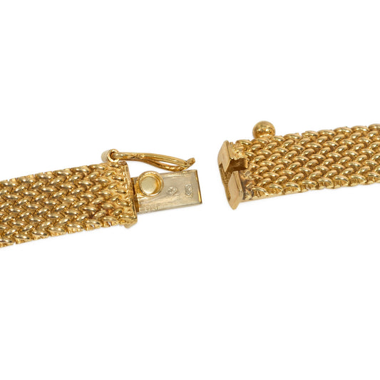 Caplain Paris 1970s 18KT Yellow Gold Necklace clasp