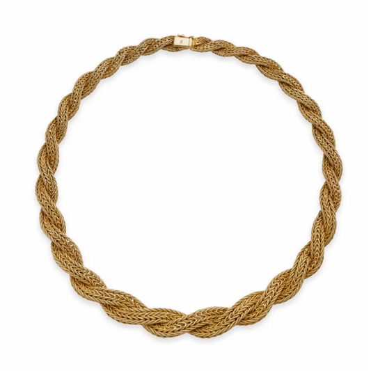 1970s 18KT Yellow Gold Necklace back