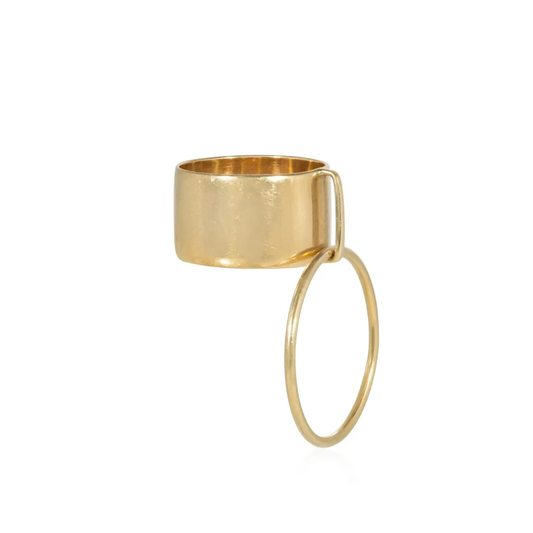 Cartier 1970s 18KT Yellow Gold Ring side