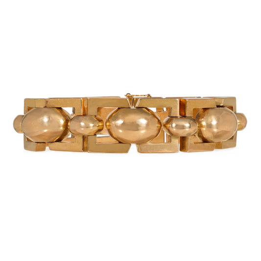 Cartier Paris Retro 18KT Yellow Gold Bracelet front