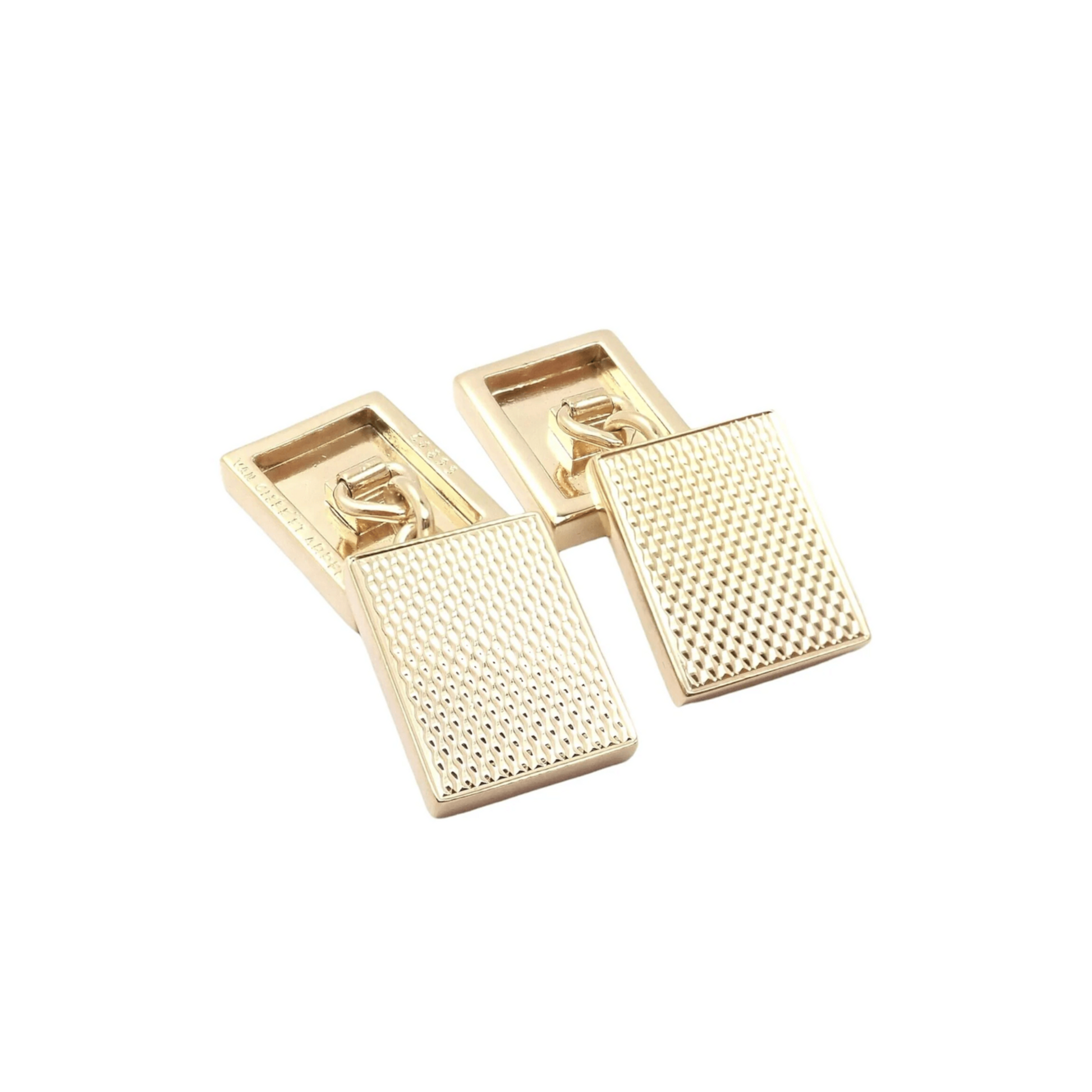 Van Cleef & Arpels Post-1980s 18KT Yellow Gold Cufflinks front