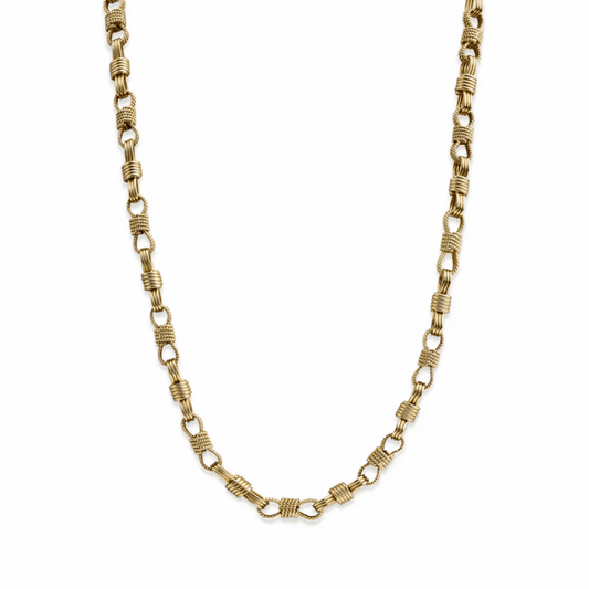 Bulgari Rome 1960s 18KT Yellow Gold Necklace front