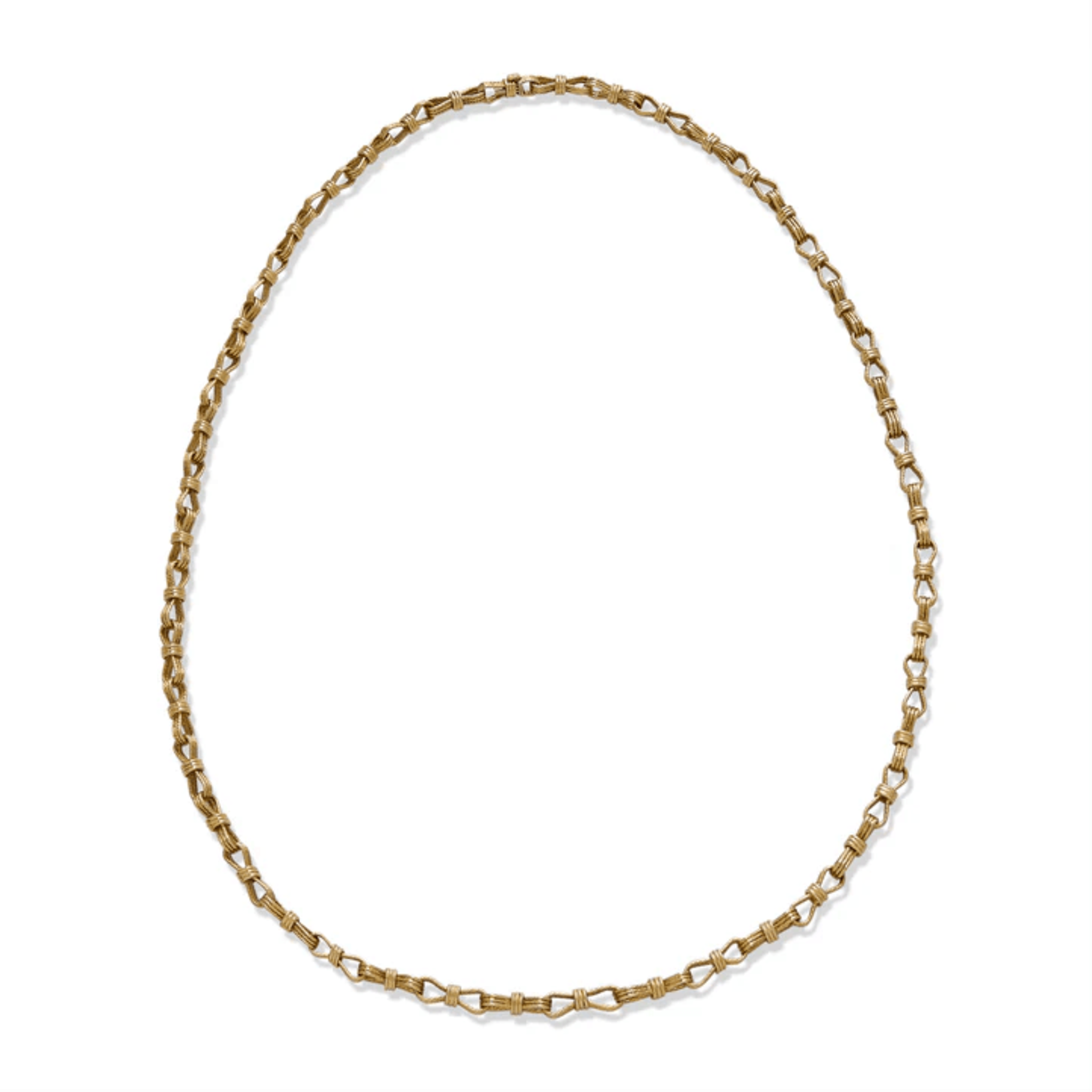 Bulgari Rome 1980s 18KT Yellow Gold Necklace front