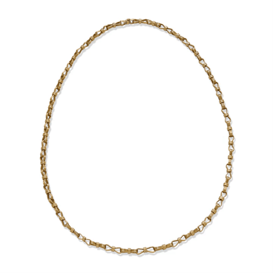 Bulgari Rome 1980s 18KT Yellow Gold Necklace front