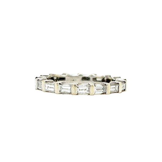 Post-1980s 18KT White Gold Diamond Ring front