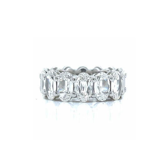 Post-1980s Platinum Diamond Ring front