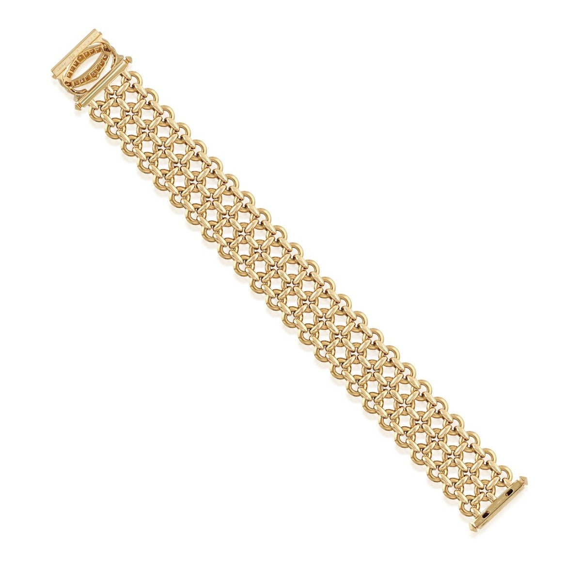 Cartier Post-1980s 18KT Yellow Gold Diamond Penelope Bracelet back