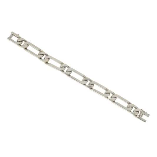 Van Cleef & Arpels Paris 1970s 18KT White Gold Diamond Figaro Bracelet back