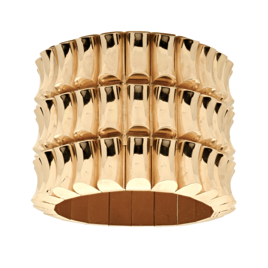 Post-1980s 18KT Yellow Gold Bracelet front